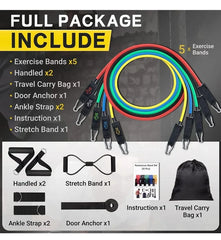 Resistance Band Set for Men & Women